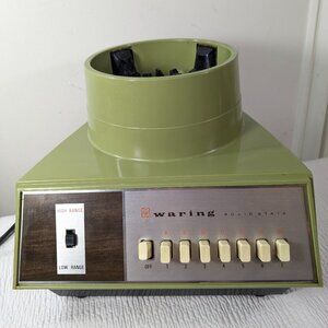Waring avocado green 7-Speed Solid State Blender Motor Base‎ Only S-14 11-177